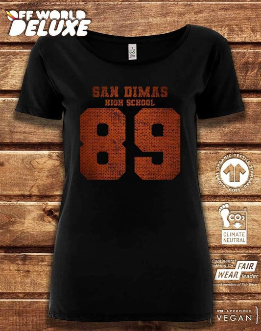 DELUXE San Dimas High School 89 Organic Scoop Neck T-Shirt  - Off World Tees