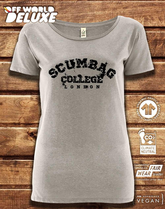 DELUXE Scumbag College Organic Scoop Neck T-Shirt  - Off World Tees
