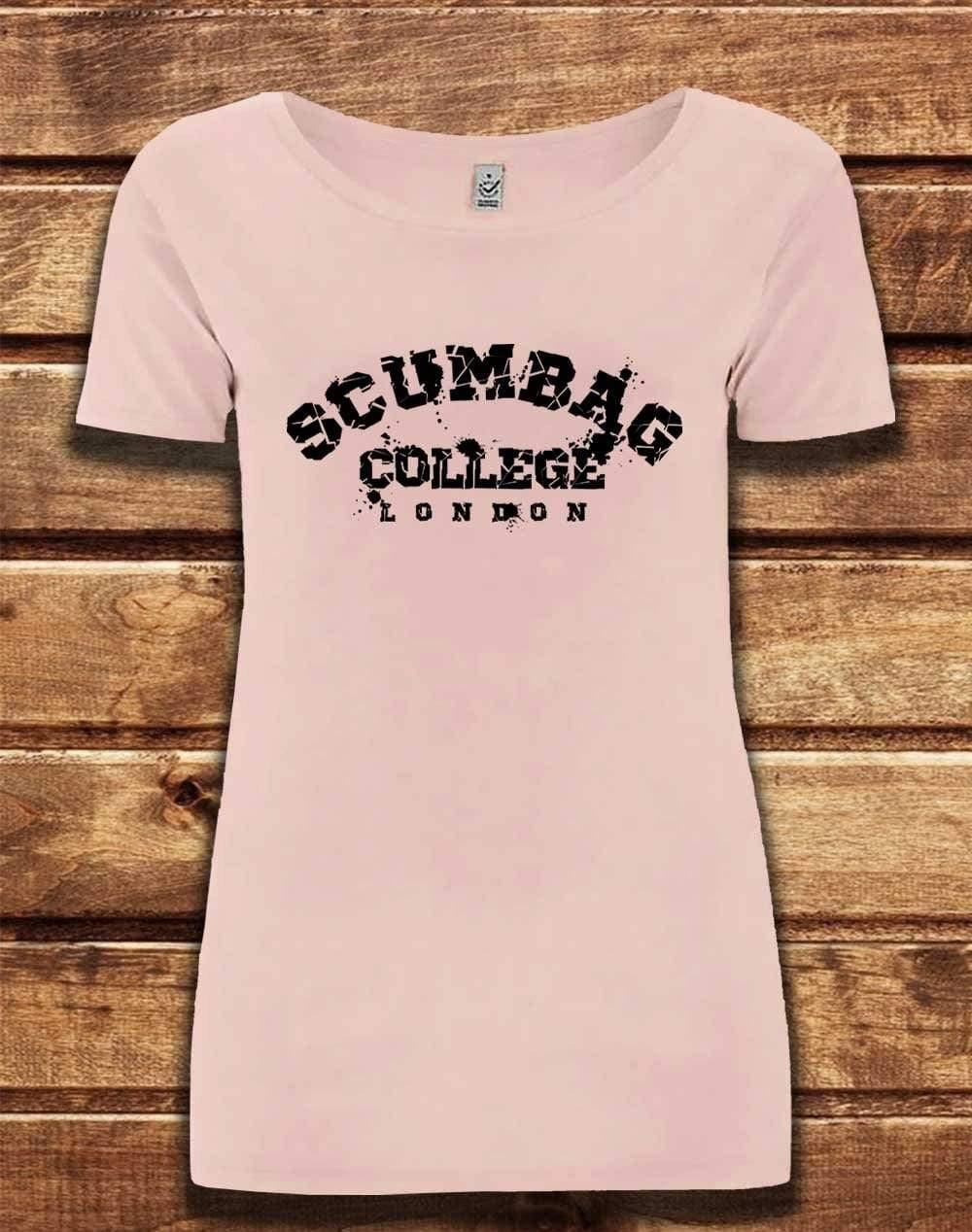 DELUXE Scumbag College Organic Scoop Neck T-Shirt 8-10 / Light Pink  - Off World Tees