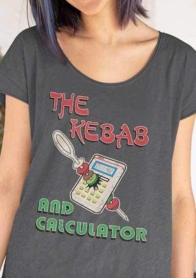 DELUXE The Kebab and Calculator 1982 Organic Scoop Neck T-Shirt  - Off World Tees