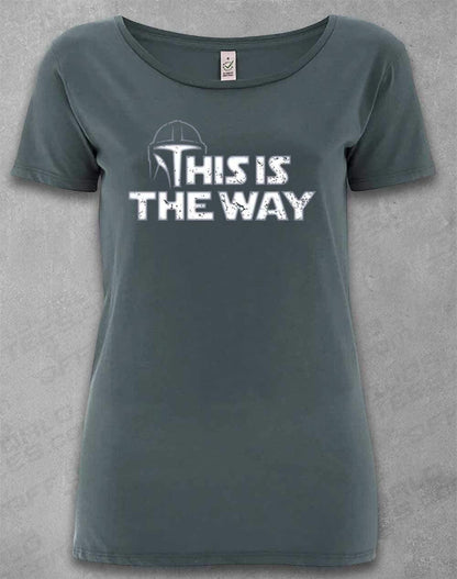 DELUXE This is the Way - Organic Scoop Neck T-Shirt 8-10 / Light Pink  - Off World Tees