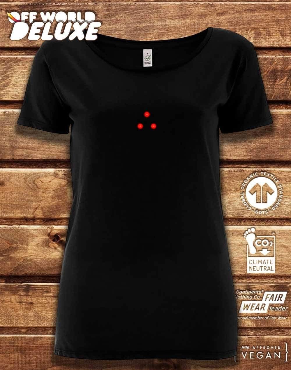 DELUXE Tri Laser Sight Organic Scoop Neck T-Shirt  - Off World Tees