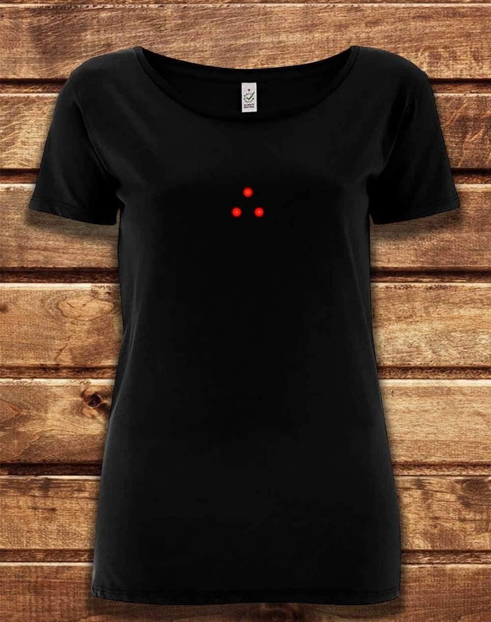 DELUXE Tri Laser Sight Organic Scoop Neck T-Shirt 8-10 / Black  - Off World Tees