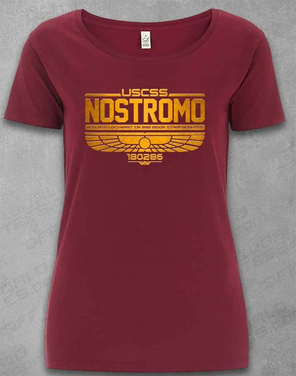 DELUXE USCSS Nostromo Organic Scoop Neck T-Shirt  - Off World Tees