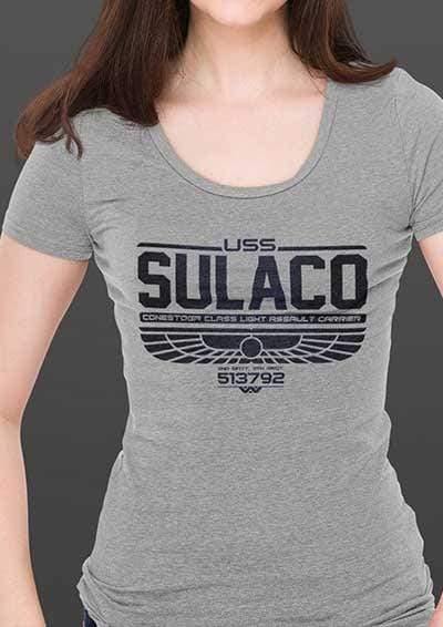DELUXE USS Sulaco Organic Scoop Neck T-Shirt  - Off World Tees