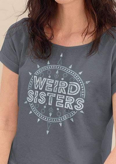 DELUXE Weird Sisters Band Logo Organic Scoop Neck T-Shirt  - Off World Tees