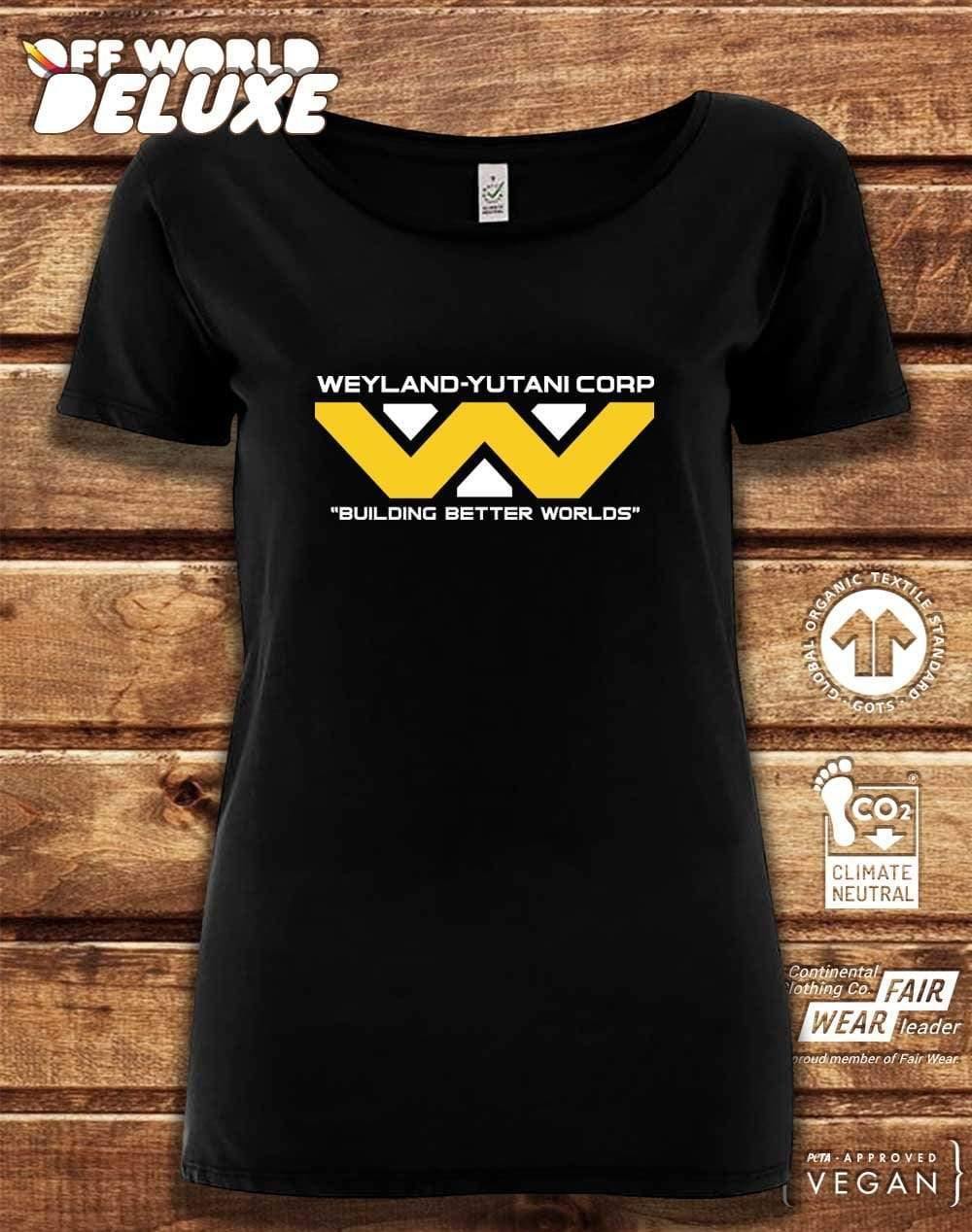 DELUXE Weyland Yutani Organic Scoop Neck T-Shirt  - Off World Tees