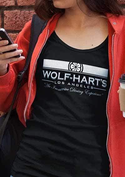 DELUXE Wolf-Hart's Dining Experience Organic Scoop Neck T-Shirt  - Off World Tees