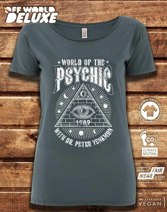 DELUXE World of the Psychic Organic Scoop Neck T-Shirt  - Off World Tees