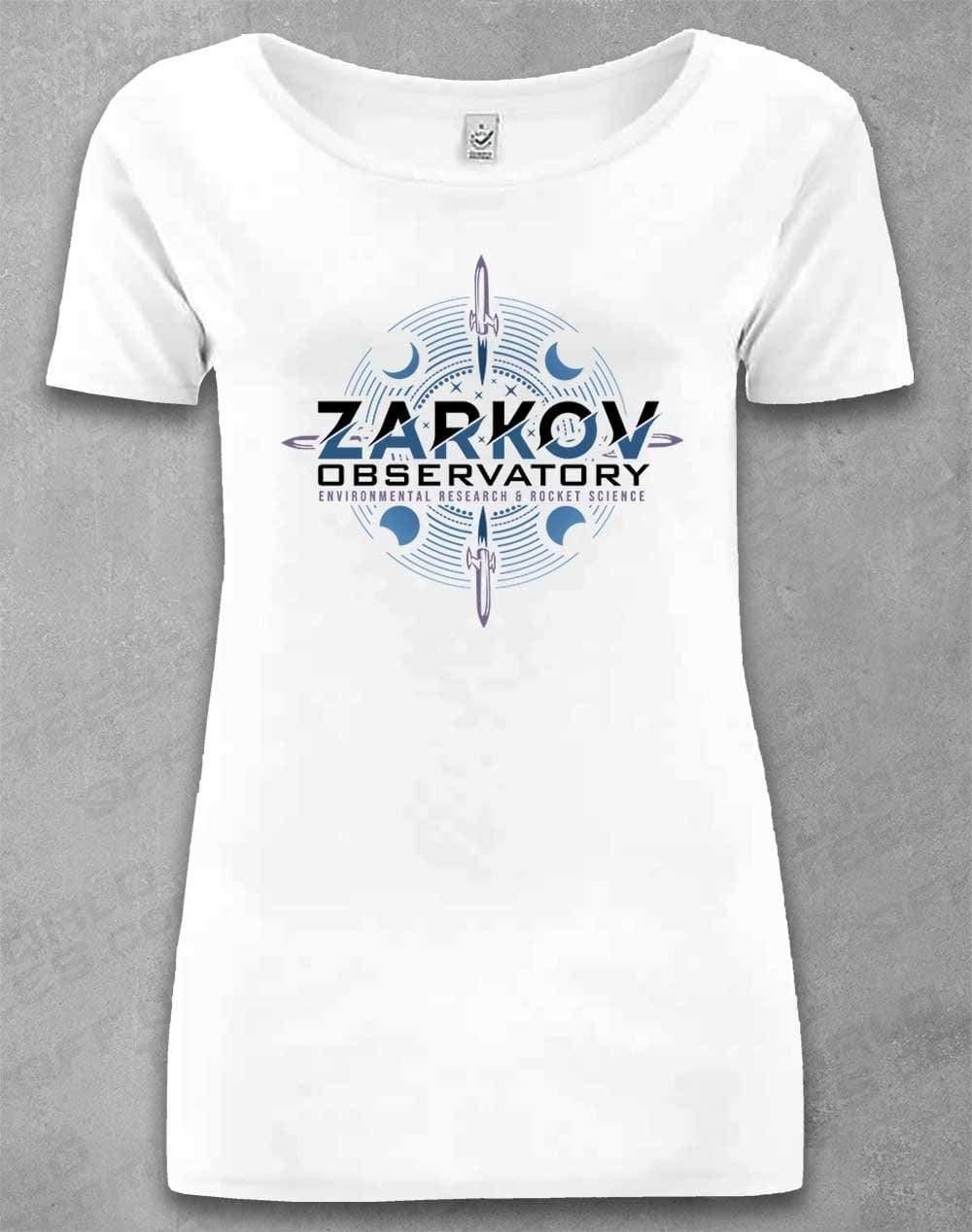 DELUXE Zarkov Observatory Organic Scoop Neck T-Shirt  - Off World Tees