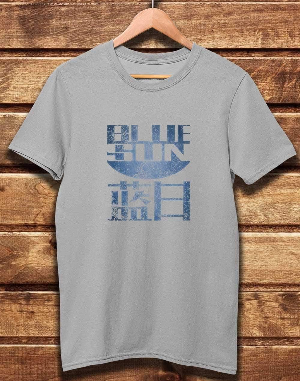 DELUXE Blue Sun Organic Cotton T-Shirt XS / Light Grey  - Off World Tees