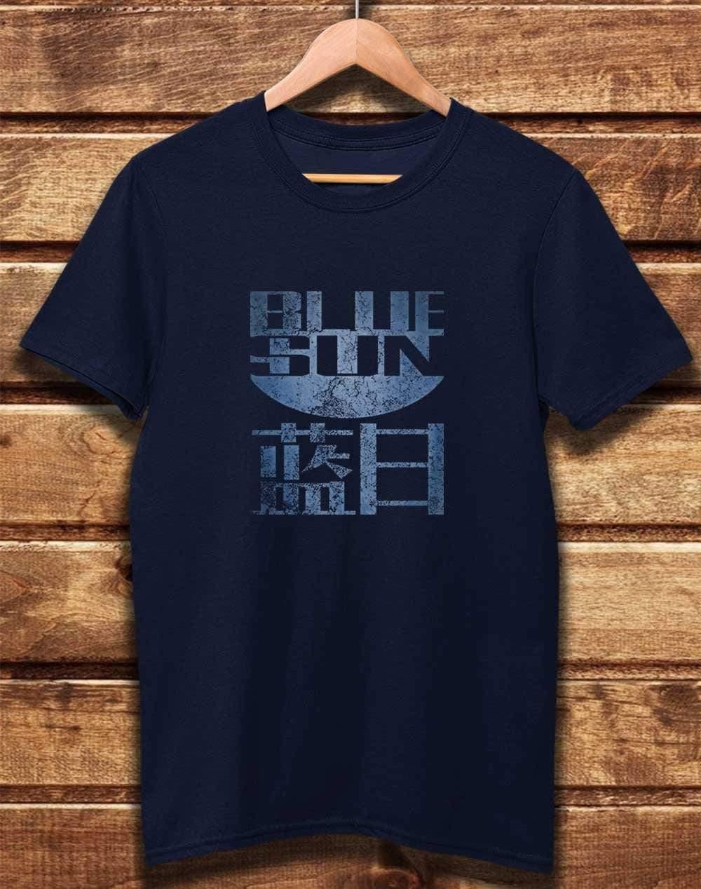 DELUXE Blue Sun Organic Cotton T-Shirt XS / Navy  - Off World Tees