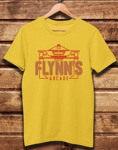 DELUXE Flynn's Arcade Organic Cotton T-Shirt S / Yellow  - Off World Tees