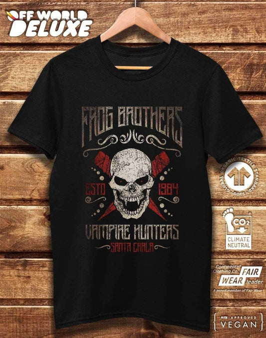 DELUXE Frog Brothers Vampire Hunters Organic Cotton T-Shirt  - Off World Tees