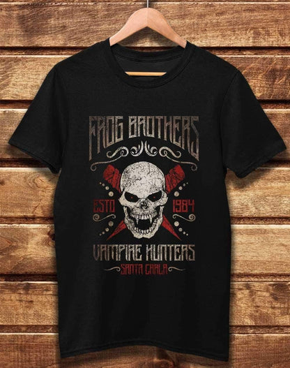 DELUXE Frog Brothers Vampire Hunters Organic Cotton T-Shirt XS / Black  - Off World Tees