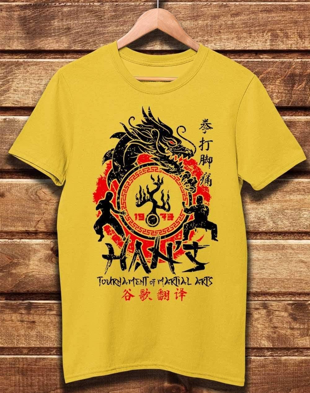 DELUXE Han's Tounament 1973 Organic Cotton T-Shirt S / Yellow  - Off World Tees