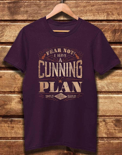 DELUXE I Have a Cunning Plan Organic Cotton T-Shirt XS / Eggplant  - Off World Tees