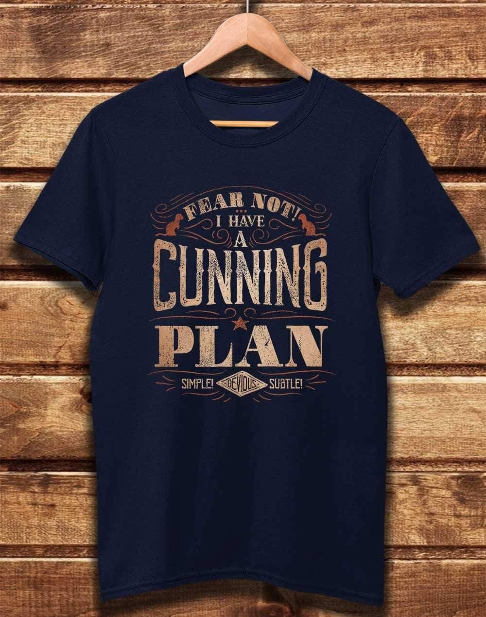 DELUXE I Have a Cunning Plan Organic Cotton T-Shirt XS / Navy  - Off World Tees