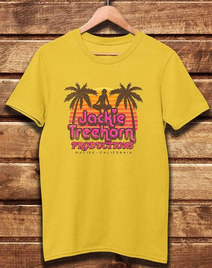 DELUXE Jackie Treehorn Productions Organic Cotton T-Shirt S / Yellow  - Off World Tees