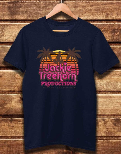 DELUXE Jackie Treehorn Productions Organic Cotton T-Shirt XS / Navy  - Off World Tees