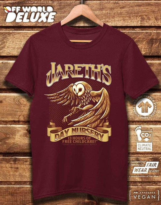 DELUXE Jareth's Day Nursery Organic Cotton T-Shirt  - Off World Tees