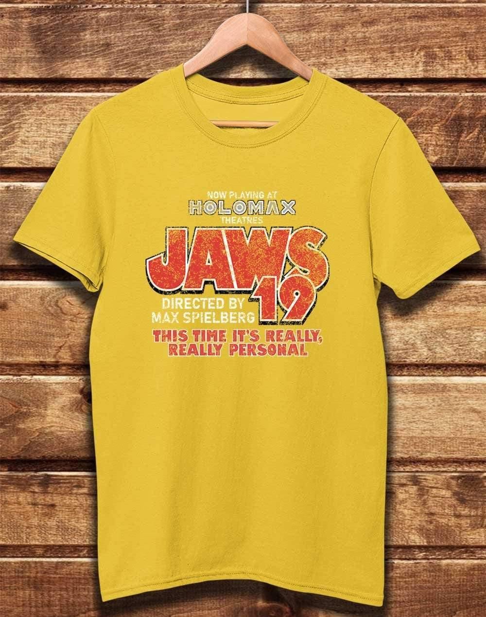 DELUXE Jaws 19 Organic Cotton T-Shirt S / Yellow  - Off World Tees