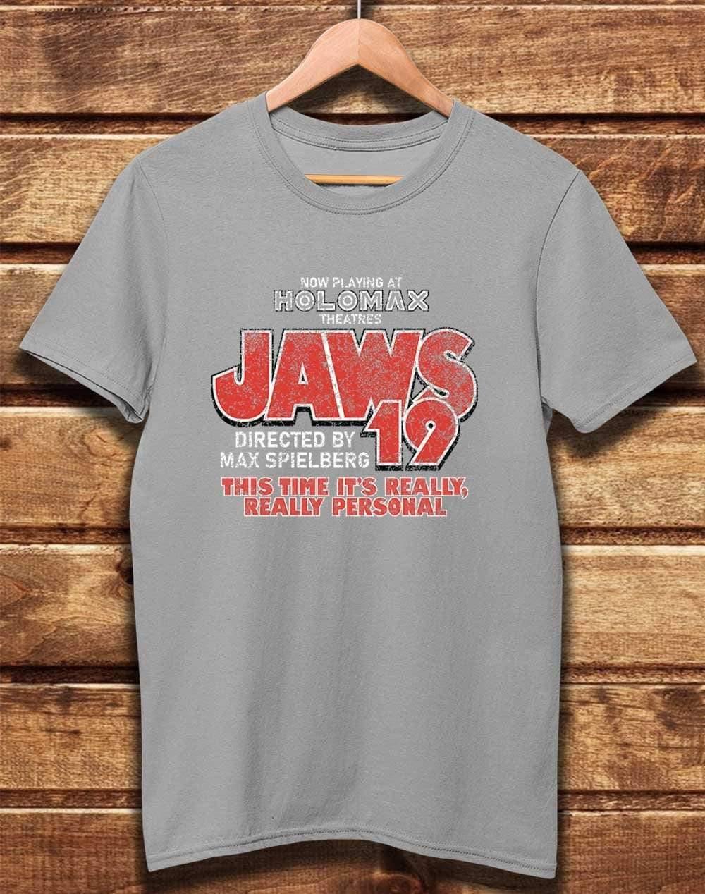 DELUXE Jaws 19 Organic Cotton T-Shirt XS / Light Grey  - Off World Tees