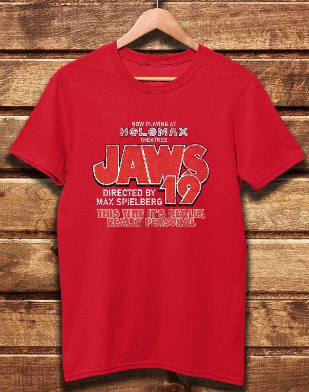 DELUXE Jaws 19 Organic Cotton T-Shirt XS / Red  - Off World Tees