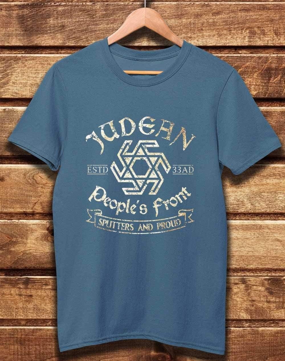 DELUXE Judean People's Front Organic Cotton T-Shirt XS / Faded Denim  - Off World Tees