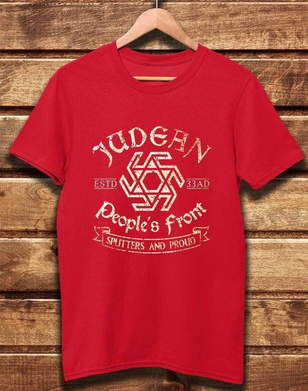 DELUXE Judean People's Front Organic Cotton T-Shirt XS / Red  - Off World Tees