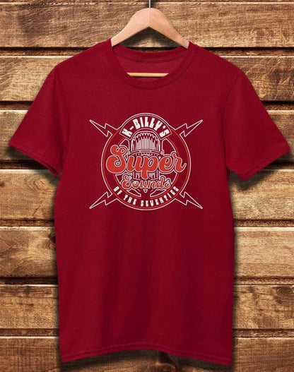 DELUXE K-Billy's Super Sounds Organic Cotton T-Shirt XS / Dark Red  - Off World Tees