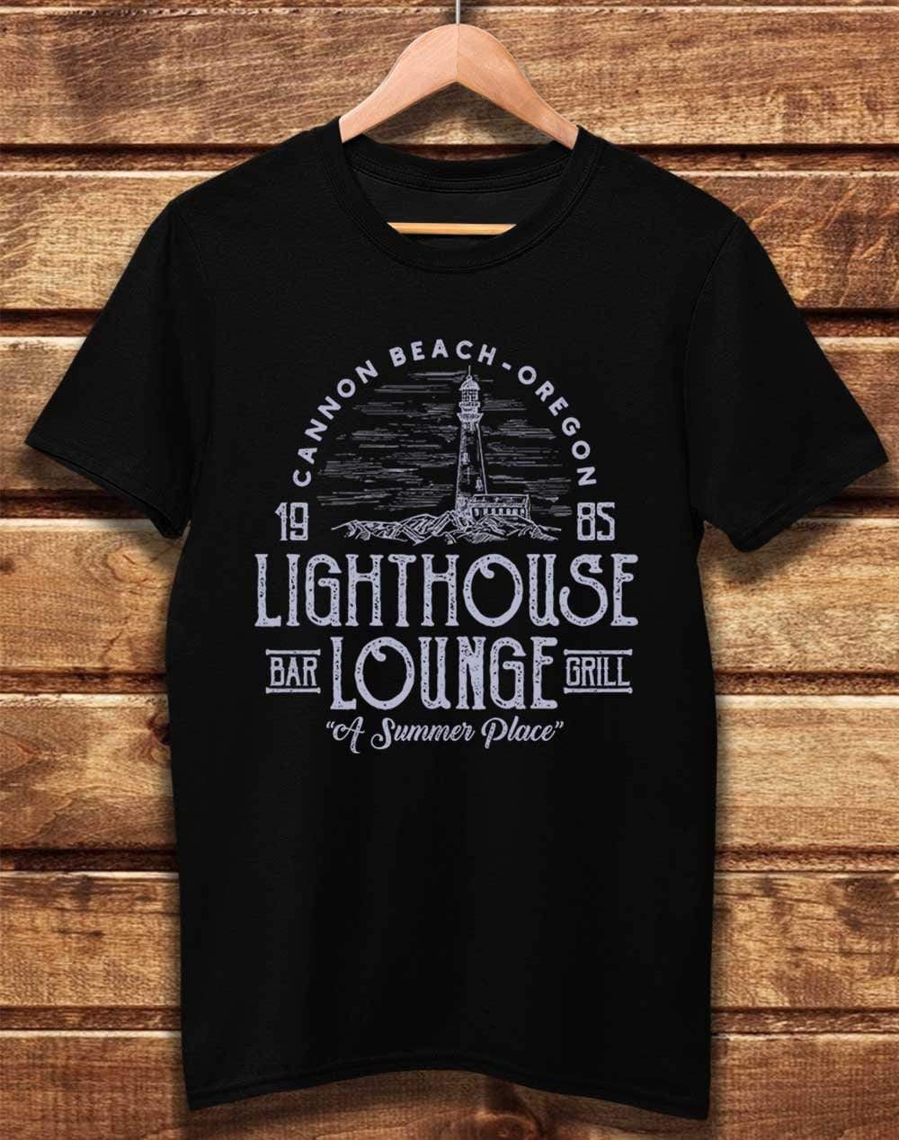 DELUXE Lightouse Lounge 1985 Organic Cotton T-Shirt XS / Black  - Off World Tees