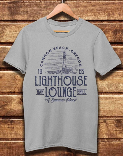 DELUXE Lightouse Lounge 1985 Organic Cotton T-Shirt XS / Light Grey  - Off World Tees