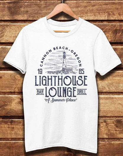 DELUXE Lightouse Lounge 1985 Organic Cotton T-Shirt XS / White  - Off World Tees