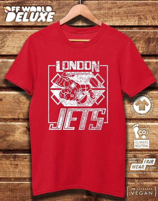 DELUXE London Jets Organic Cotton T-Shirt  - Off World Tees