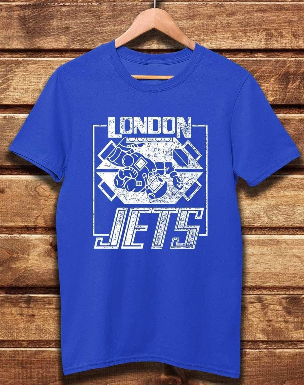 DELUXE London Jets Organic Cotton T-Shirt XS / Bright Blue  - Off World Tees