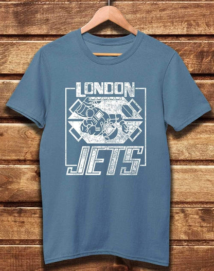 DELUXE London Jets Organic Cotton T-Shirt XS / Faded Denim  - Off World Tees