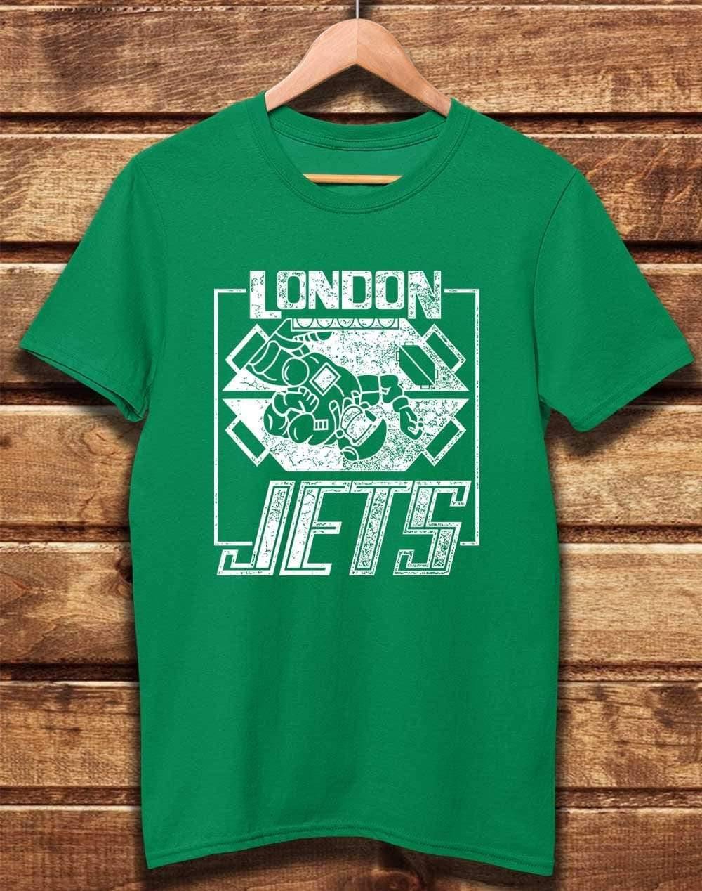DELUXE London Jets Organic Cotton T-Shirt XS / Kelly Green  - Off World Tees