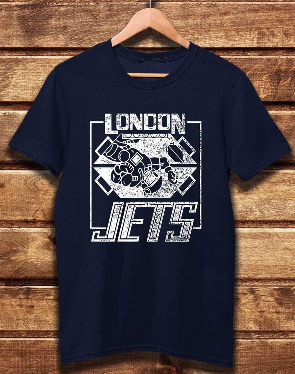 DELUXE London Jets Organic Cotton T-Shirt XS / Navy  - Off World Tees