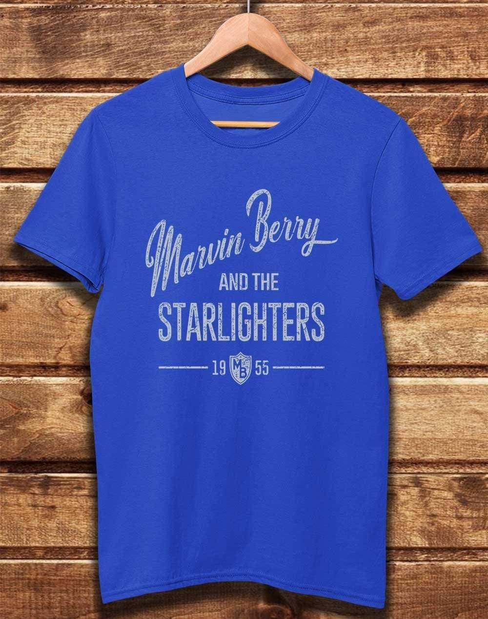 DELUXE Marvin Berry and the Starlighters Organic Cotton T-Shirt XS / Bright Blue  - Off World Tees