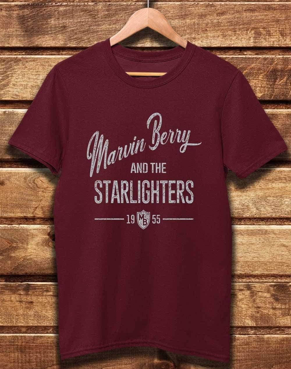 DELUXE Marvin Berry and the Starlighters Organic Cotton T-Shirt XS / Burgundy  - Off World Tees