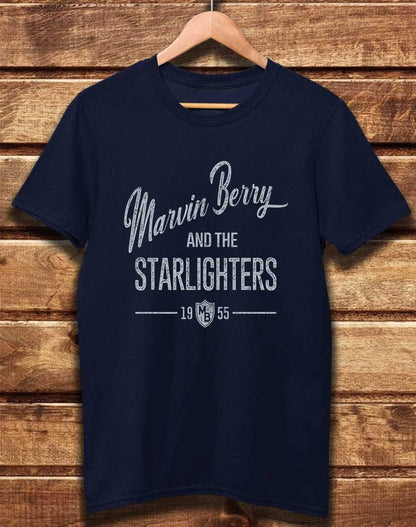 DELUXE Marvin Berry and the Starlighters Organic Cotton T-Shirt XS / Navy  - Off World Tees