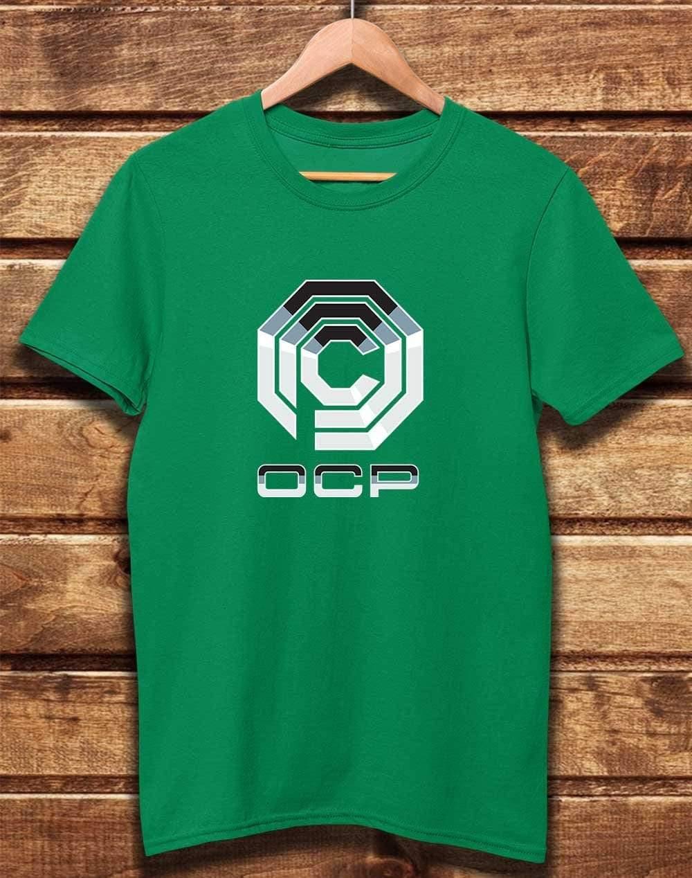 DELUXE Omni Consumer Products OCP Organic Cotton T-Shirt XS / Kelly Green  - Off World Tees