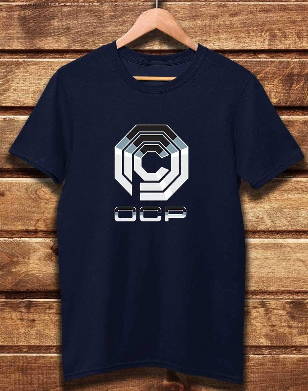 DELUXE Omni Consumer Products OCP Organic Cotton T-Shirt XS / Navy  - Off World Tees