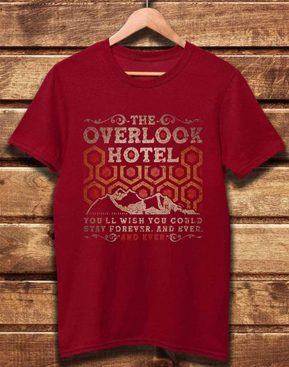 DELUXE Overlook Hotel Organic Cotton T-Shirt XS / Dark Red  - Off World Tees