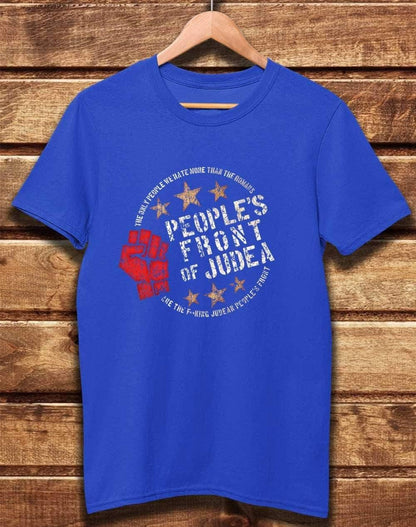 DELUXE People's Front of Judea Organic Cotton T-Shirt XS / Bright Blue  - Off World Tees