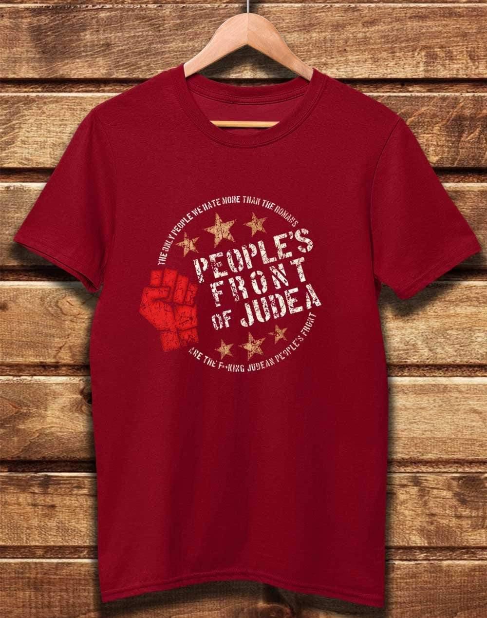 DELUXE People's Front of Judea Organic Cotton T-Shirt XS / Dark Red  - Off World Tees