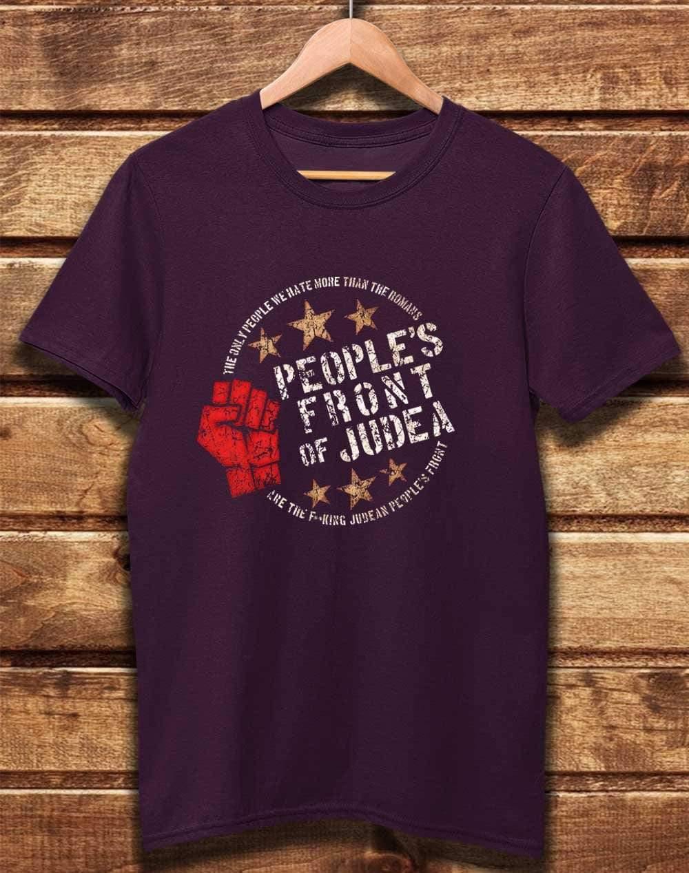 DELUXE People's Front of Judea Organic Cotton T-Shirt XS / Eggplant  - Off World Tees