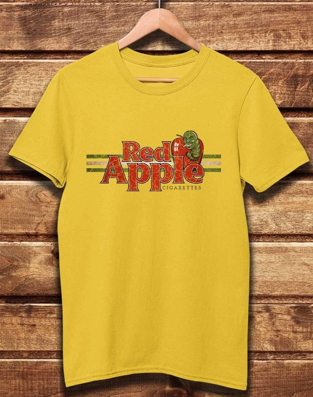 DELUXE Red Apple Cigarettes Organic Cotton T-Shirt S / Yellow  - Off World Tees