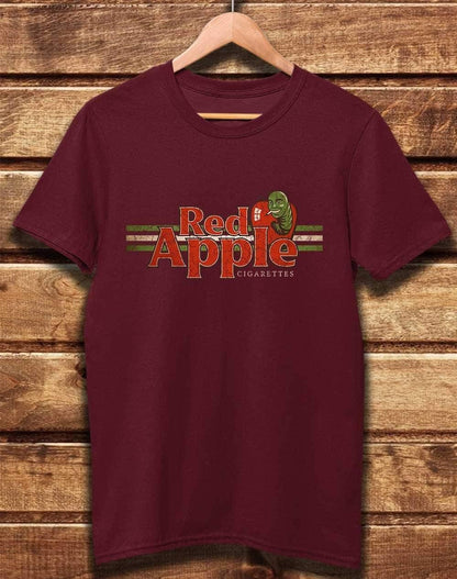 DELUXE Red Apple Cigarettes Organic Cotton T-Shirt XS / Burgundy  - Off World Tees
